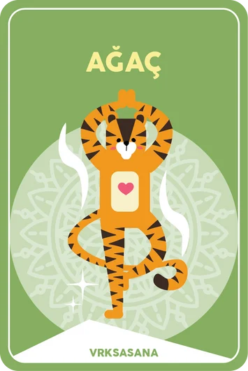 Yoga asana hafıza kartı