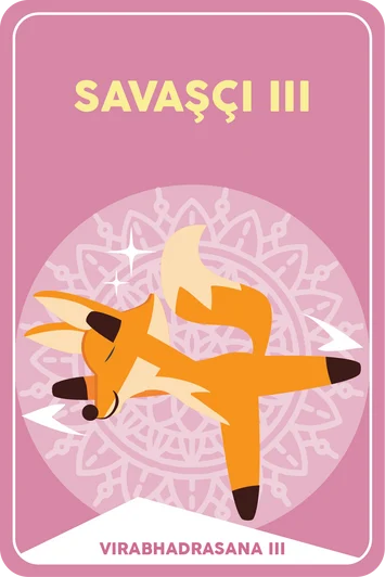 Çocuk yoga asana hafıza kartı – poz 12
