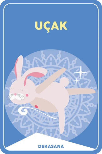 Çocuk yoga asana hafıza kartı – poz 14
